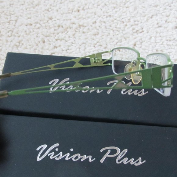 Like New German-Made Half-Rim Women's Eyeglasses Frame (Free 1 Case) - Picture 6 of 10